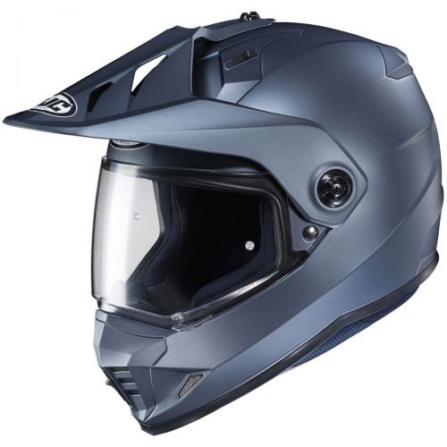  HJC Helmets HJC Solid Mens DS-X1 Dual Sport Motorcycle Helmet - Semi Flat AnthraciteX-Large