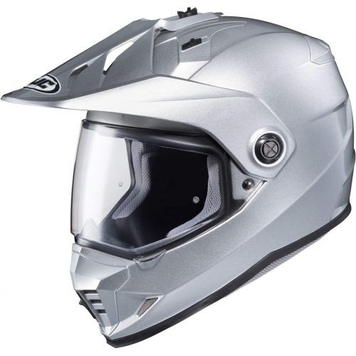  HJC Helmets HJC Solid Mens DS-X1 Dual Sport Motorcycle Helmet - Semi Flat AnthraciteX-Large