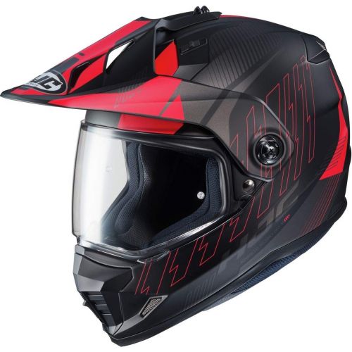  HJC Helmets HJC Solid Mens DS-X1 Dual Sport Motorcycle Helmet - Semi Flat AnthraciteX-Large