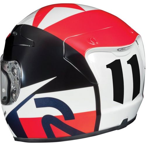  HJC Helmets HJC RPHA-10 Ben Spies Replica III Full Face Motorcycle Helmet - RedWhiteBlue, X-Large