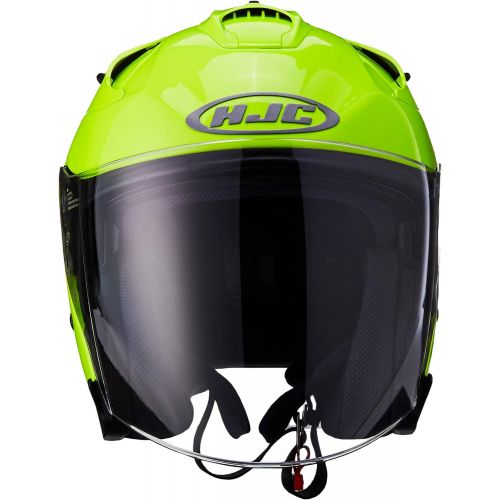  HJC Helmets HJC FG-JET Open-Face Motorcycle Helmet (Hi-Viz Neon, XX-Large)