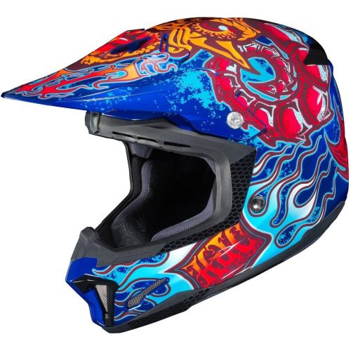  HJC Helmets HJC CL-X7 Zilla Full-Face Off Road Motorcycle Helmet (Multi, Large)