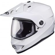 HJC Helmets HJC Solid Mens DS-X1 Street Bike Motorcycle Helmet - White Medium