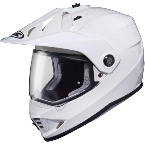  HJC Helmets HJC Solid Mens DS-X1 Street Bike Motorcycle Helmet - White Medium