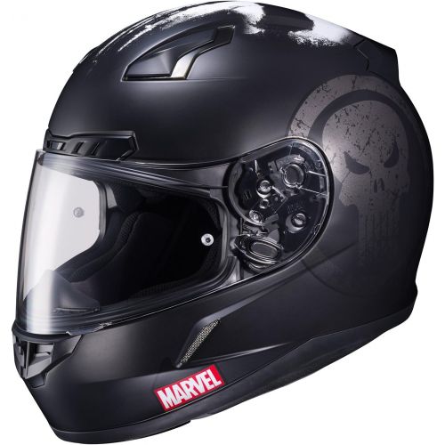  HJC Helmets HJC CL-17 Motorcycle Helmet Marvel Series The Punisher Black XX-Large
