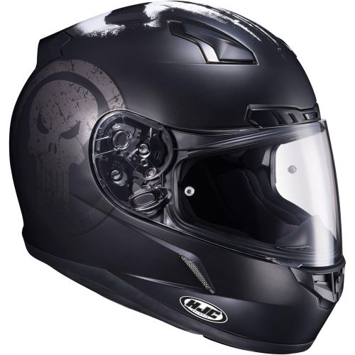  HJC Helmets HJC CL-17 Motorcycle Helmet Marvel Series The Punisher Black XX-Large