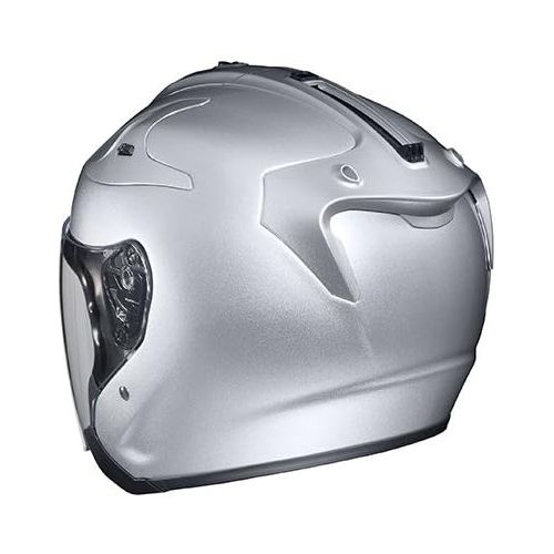  HJC Helmets HJC 640-573 FG-JET Open-Face Motorcycle Helmet (Silver, Medium)