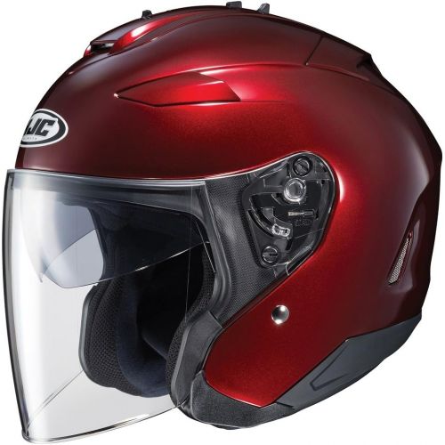  HJC Helmets HJC IS-33 II Open-Face Motorcycle Helmet (Wine, X-Large)