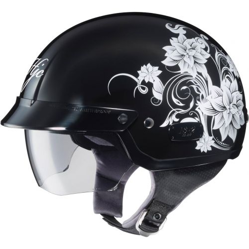  HJC Helmets HJC 486-952 IS-2 Blossom Motorcycle Half-Helmet (MC-5, Small)