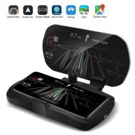 HJJH Head Up Display, HUD Wireless Charger, Cell Phone Holder Mount, car Head-up Display Mobile Phone Projection Navigation Bracket 10W Fast Charge