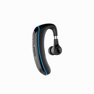 HJYQ Bluetooth Headset [Business Style]Handsfree Earpiece Single Wireless Headphone With Mic Noise Cancelling 4.1V Waterproof IPX5 HD Sweatproof In-Ear Earphone For Car Driver Trucker B