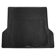 HJZ Universal Car Floor Trunk Mats Black Heavy Duty Rubber Carpet for SUV All Weather Waterproof