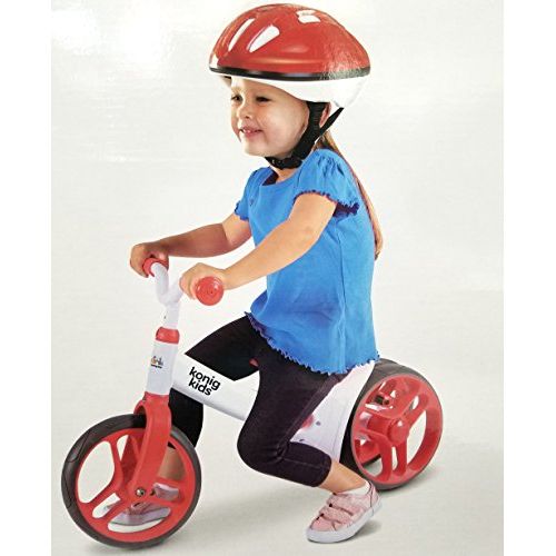  HK-Bikes Haktoys 2 in-1 Red No-Pedal Balance Bike-N-Tricycle Learn to Ride | for Toddlers and Kids Ages 2+ | Adjustable Seat and Handlebars | Self-Balance Perfect for Training