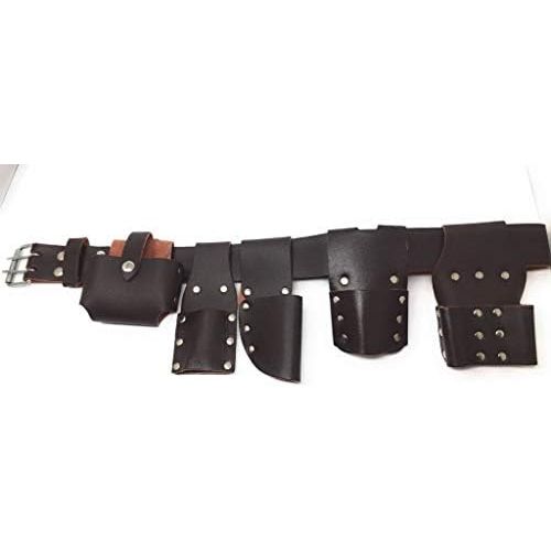  HK-PV 2 Scaffolding Leather Belt with 5 holders including meausre tape & span holders