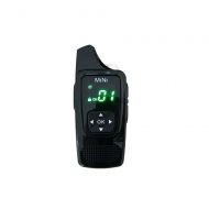 HM2 Portable Mini Walkie Talkie, VOX Voice Control UHF 400-520Mhz Ultra-Small Walkie Talkie Radio Transceiver with Earpiece - Black