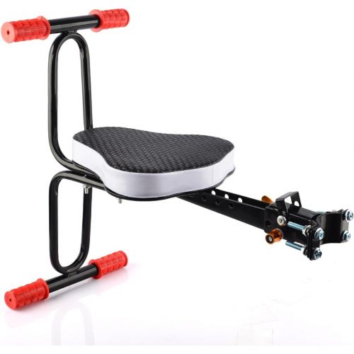  [아마존베스트]HMANE Child Seat for Bike Front Mount Quick Dismounting Safety Seat for Bicycle Electrombile with Guardrail Armrest and Pedal