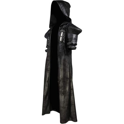  HNNS Halloween Reaper Robe OW Deluxe Cosplay Costume Jacket Coat Gabriel Reyes Game Anime Apparel Spine