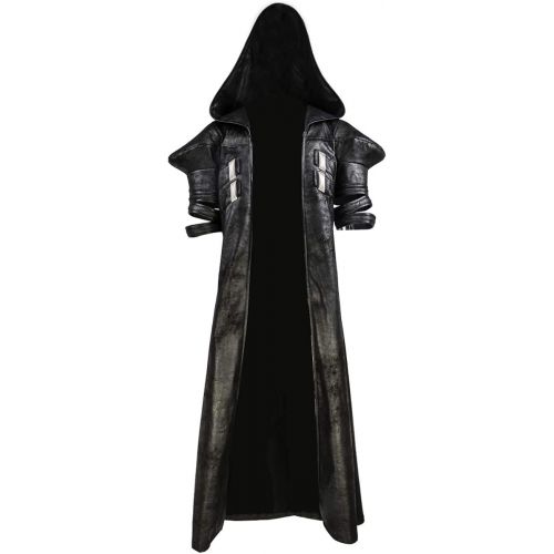  HNNS Halloween Reaper Robe OW Deluxe Cosplay Costume Jacket Coat Gabriel Reyes Game Anime Apparel Spine