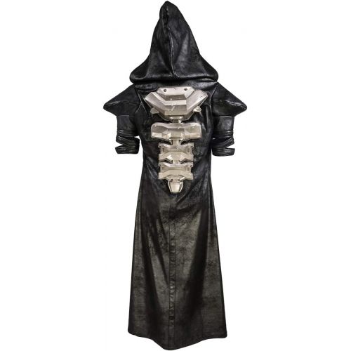  HNNS Halloween Reaper Robe OW Deluxe Cosplay Costume Jacket Coat Gabriel Reyes Game Anime Apparel Spine