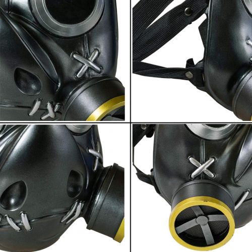  HNNS Roadhog Cosplay Mask Hot Game Anime Costume Original Designed Black Soft Resin Helmet Mako Rutledge Mask Accessory Prop