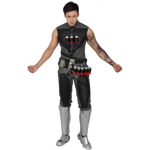  HNNS Halloween Reaper Waistcoat OW Deluxe Cosplay Costume Gabriel Reyes Game Anime Vest