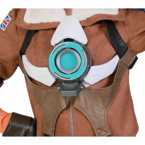  HNNS Womens OW Tracer Lena Oxton Cosplay Halloween Game Costume Full Battle Suit JacketGlovesPants