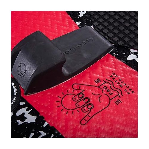  HO Fad 5ft W/Cleanedge Rail Bodyboard Red 5ft