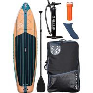 HO Sports Tarpon Inflatable Paddleboard iSUP - Versatile, Durable, Widebody and Stable Stand-Up Paddleboard - Adjustable Paddle, Hand Pump & Backpack Included