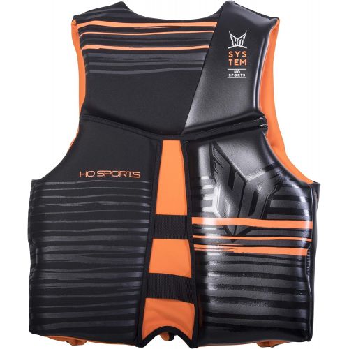  HO Sports 2019 Mens System Neo Ski Wakeboard Wakesurf Vest Jacket, Small, Medium, Large, XLarge, XXLarge