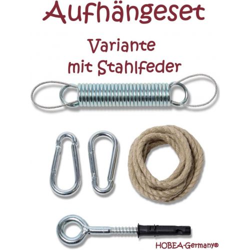  Besuchen Sie den HOBEA-Germany-Store HOBEA-Germany Hangesessel Aufhangung, Befestigungsset, Hangesessel Zubehoer, Befestigung mit Stahlfeder Aufhangungsset