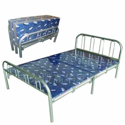  HODEDAH IMPORT HIFB105 Folding Bed Twin Silver