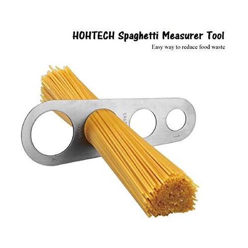  HOHT Spaghetti Portionierer; Spaghettimass aus Edelstahl Pasta Massnahme Kuechenhelfer Werkzeuge