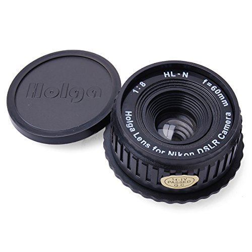  Holga 60mm f/8 Lens for Nikon DSLR (Black)