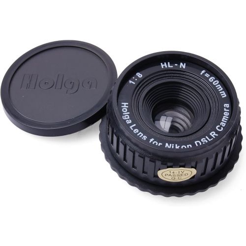  Holga 60mm f/8 Lens for Nikon DSLR (Black)