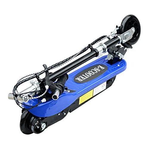  HOMCOM Elektroroller Kinder E-Scooter Kinderroller Roller Tretroller klappbar hoehenverstellbar 120W Metall + Kunststoff 76 x 38 x (80-96) cm 4 Farben