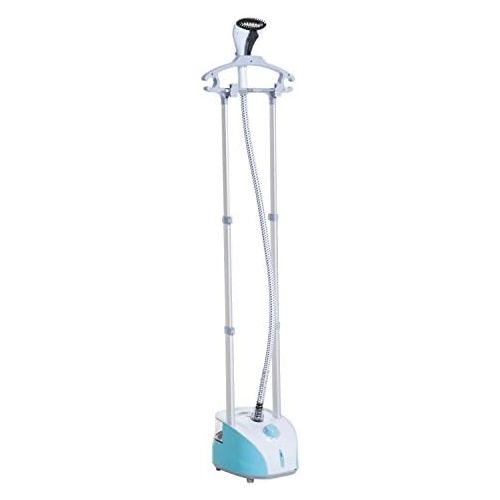  HOMCOM Dampfglatter Dampfbuegeleisen Dampfbuerste Station Vertikal, 1800W, 2L, ABS, Blau