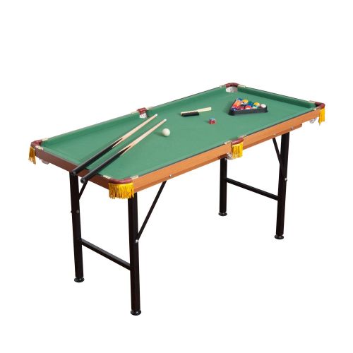  HOMCOM 4.5 Portable Folding Compact Mini Billiards Table with Full Game Accessory Set