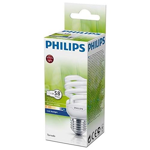  HOME Philips energy-saving Tornado Bulb 12?Watt E27?865?Warm White 12?W Daylight