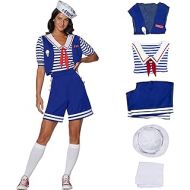 HOMELEX Robin Scoops Ahoy Costume Stranger Things Halloween Cosplay for Women