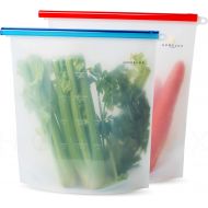 Homelux Theory Reusable Silicone Food Storage Bags Silicone Bags Reusable Bags Silicone Silicone Storage Bags Silicone Food Bags Reusable Silicone Food Bag (2 Extra Large)