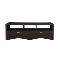 HOMES: Inside + Out ioHOMES Farrah 2-Drawer Entertainment Console Table, Espresso
