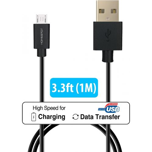  [아마존베스트]HomeSpot Charger & Micro USB Cable Value Pack Compact Universal USB Charger / Power Supply / 5V1A with EU Plug with 1 Metre USB Micro USB Cable for Samsung Galaxy, Nexus, HTC, Moto