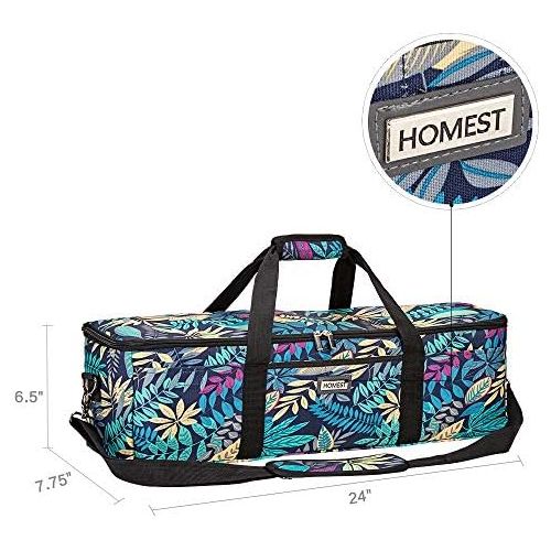  [아마존 핫딜] HOMEST Lightweight Carrying Case Compatible with Cricut Explore Air 2, Cricut Maker, Cricut Explore Air, Floral (Patent Design)