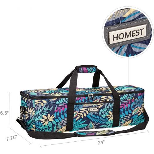  [아마존 핫딜] HOMEST Lightweight Carrying Case Compatible with Cricut Explore Air 2, Cricut Maker, Cricut Explore Air, Floral (Patent Design)