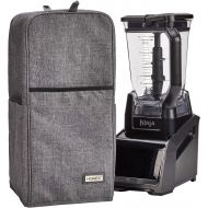 HOMEST Blender Dust Cover with Accessory Pocket Compatible with Ninja Foodi, Grey (Patent Pending)