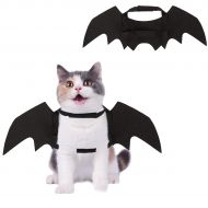 HOMIMP Halloween Pet Bat Costume for Cats and Puppies Black Wings