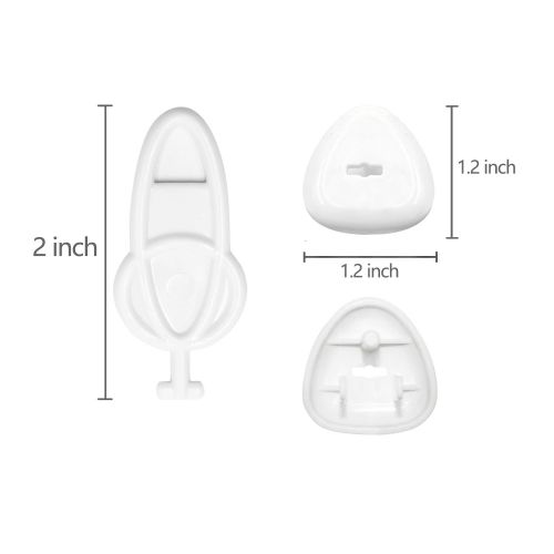  HOMMALY Electric Outlet Plugs Covers Baby Proofing(24 Plug + 5 Keys),Baby Safety ElectricalProtector Caps Kit for Toddlers Child