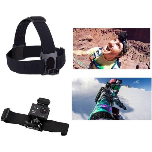  HOMREE Zubehoer fuer GoPro, homree Zubehoer Pack Kopf Brustgurt gelb Hand Grip Floating Go Pro Zubehoer Action Kamera Kit fuer GoPro Hero 5Hero Session Akaso ek7000Apeman und die meisten spo