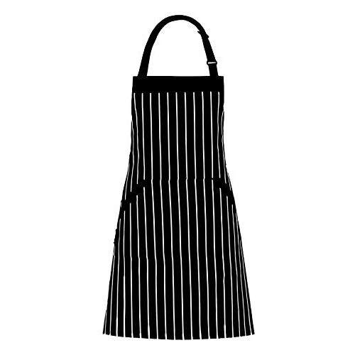  HOMWE Adjustable Bib Apron with Pocket