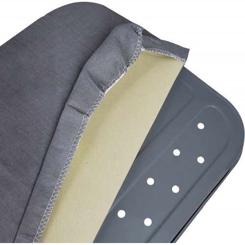  [아마존베스트]Homz Contour Sold Grey Cover Stable Ironing Board Standard Charcoal